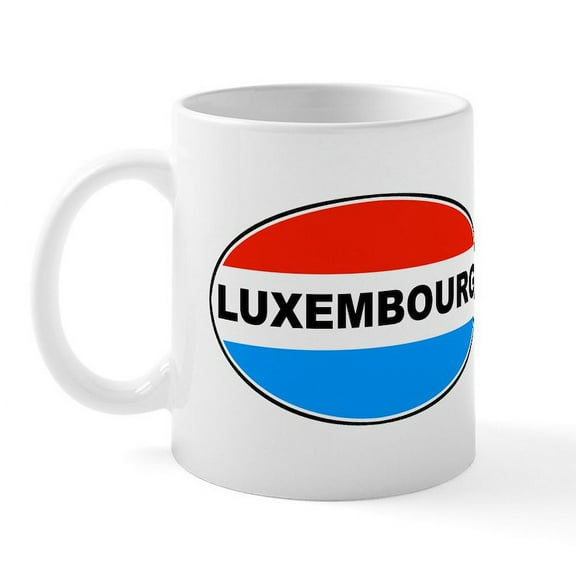 CafePress - Luxembourg Flag Mug - 11 oz Ceramic Mug - Novelty Coffee Tea Cup