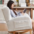 thumbnail image 3 of MAYEERTY 27.2"W Modern Accent High Backrest Living Room Lounge Arm Rocking Chair, Two Side Pocket, 3 of 6