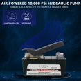 thumbnail image 3 of Bomba hidráulica neumática BESTOOL 10,000 PSI 1.6L para maquinaria pesada, 3 of 7