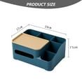 thumbnail image 2 of Dinheiro - Soporte rectangular para caja de pañuelos con almacenamiento, caja de papel de seda para casa, 2 of 5