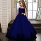 thumbnail image 1 of Vestido de novia para niña, vestido de noche de pasarela para niña, vestido de princesa para niña mediana y grande, vestido de fiesta de larga duración, 1 of 5