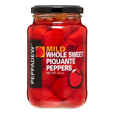 Italian Sweet Peppers - (6 Pack) Peppadew Whole Piquatne Sweet Peppers, Mild, 14.0 Oz