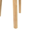 thumbnail image 4 of Christopher Knight Home Modern Dining Chairs with Rattan Back and Beige Seats, Natural Wood Frame, Set of 2, 4 of 9