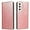 Pink, variant on Magnetic Closure Flip Wallet Leather Phone Case Shockproof Durable Card Holder Deluxe PU Cover for Samsung Galaxy S22 S23 Ultra S21 Plus S20 FE Khaki