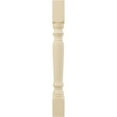 thumbnail image 2 of Ekena Millwork 3 3/4"W x 3 3/4"D x 35 1/2"H Legacy Tapered Cabinet Column (Top Block: 6 7/8", Bottom Block: 6 7/8"), Maple, 2 of 7