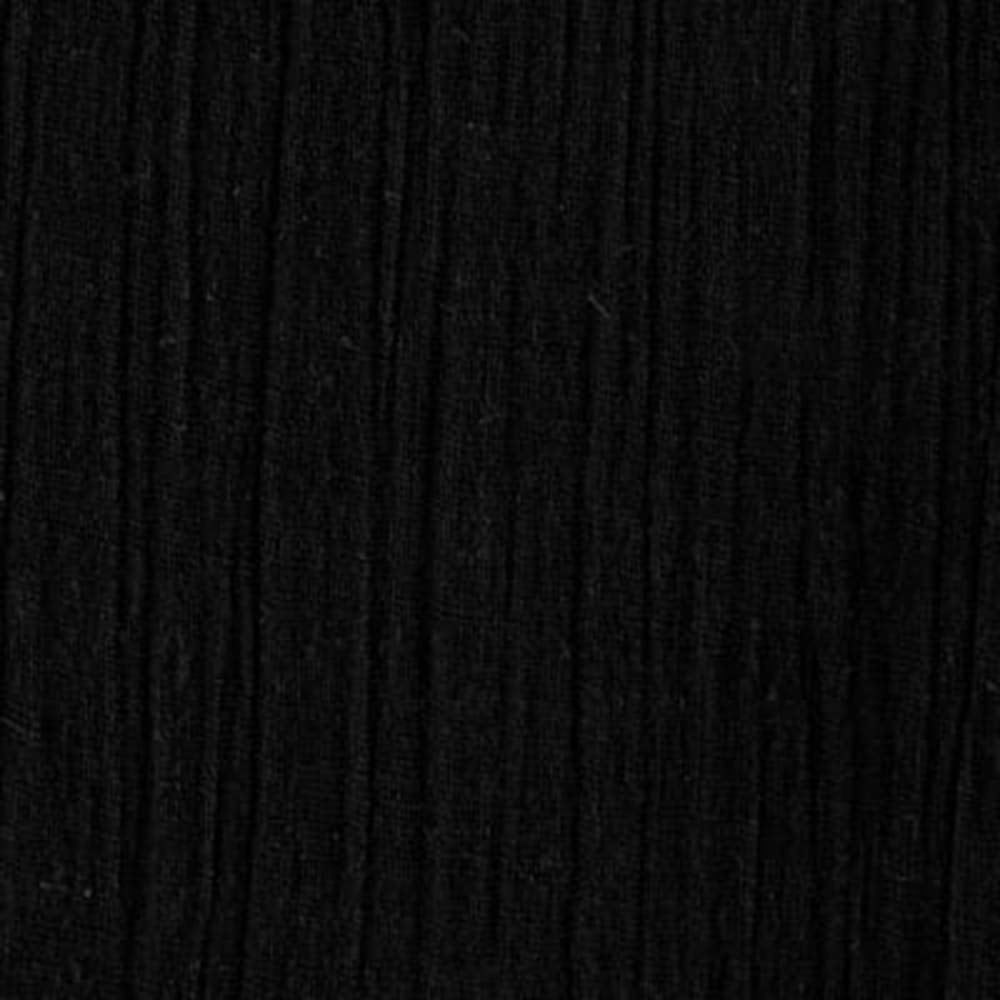 AK TRADING CO. 50" Wide - 100% Cotton Island Breeze Gauze Fabric - Perfect for Apparel, Swaddles, Crafts, Home, Photoshoots, DIY Projects. (Black, 25 Yards)
