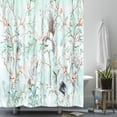 thumbnail image 4 of Floral Design Large Shower Curtain Bathroom Showers Curtain Set Set for Bathroom, 4 of 9