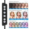thumbnail image 4 of GoDecor U-Shaped Touch Screen with Remote Control Plus Beauty Mirror Ring Light Set, 4 of 8