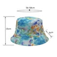 thumbnail image 2 of Chapeau Seau Pare-Soleil Double Face Imprimé Été Décontracté pour Hommes et Femmes, 2 of 2