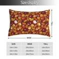 thumbnail image 2 of Salouo Almond Nuts Pattern Pillow Cases,1PC Pillow Covers with Envelope Closure Decorative Pillow Case for Bed Couch,Pillows Not Included-16"x24", 2 of 6