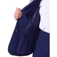 thumbnail image 5 of DARING DIVA Women's Plus 2 Pcs Outfits Business Casual Suit Sets 2X Royal Blue, 5 of 6