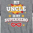 thumbnail image 3 of Instant Message - My Uncle Is My Superhero - Toddler And Youth Long Sleeve Graphic T-Shirt, 3 of 6