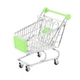 thumbnail image 2 of Flmtop Mini Lovely Cart Trolley Small Pet Bird Parrot Rabbit Hamster Cage Playing Toy Green, 2 of 9