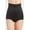 Black, variant on High Waist Tummy Control Panty with Inner Lining, Light Shaping | Style 513