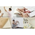 thumbnail image 5 of Dundee Deco 3D Wall Panels - Peel and Stick Wall Sticker, Modern Faux Brick Beige Grey Brown Self Adhesive Foam Wall Paneling for Interior Wall Decor, Pack of 5, Covers 26.45 sq. ft., 5 of 5
