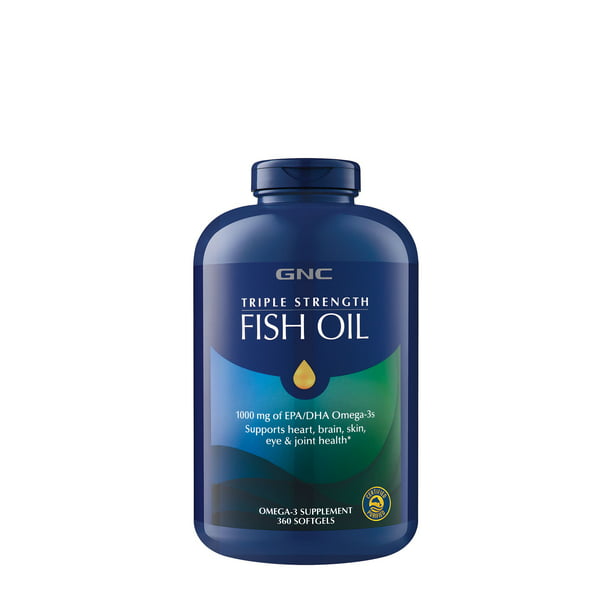 Gnc Fish Oil 1000 Milligram Of Epa Dha Omega 3s For Joint Skin