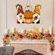 thumbnail image 5 of Guirnalda de otoño, corona, enredaderas colgantes, guirnalda navideña para colgar en la puerta, corona para chimenea, decoraciones de mimbre para Acción de Gracias, decoraciones de bayas, flores de ho, 5 of 7