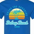 thumbnail image 4 of Inktastic Summer Enjoy the Sunshine Delray Beach Florida in Blue T-Shirt, 4 of 5