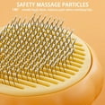 thumbnail image 3 of Ledeak Pet Pumpkin Brush, Dog Cat Grooming Self Cleaning Slicker Brush for Puppy Rabbit, Cat Brush Dog Comb Brush Gently Removes Loose Underlayer Mats Tangled Hair for Pets with Long or Short Hair, 3 of 7