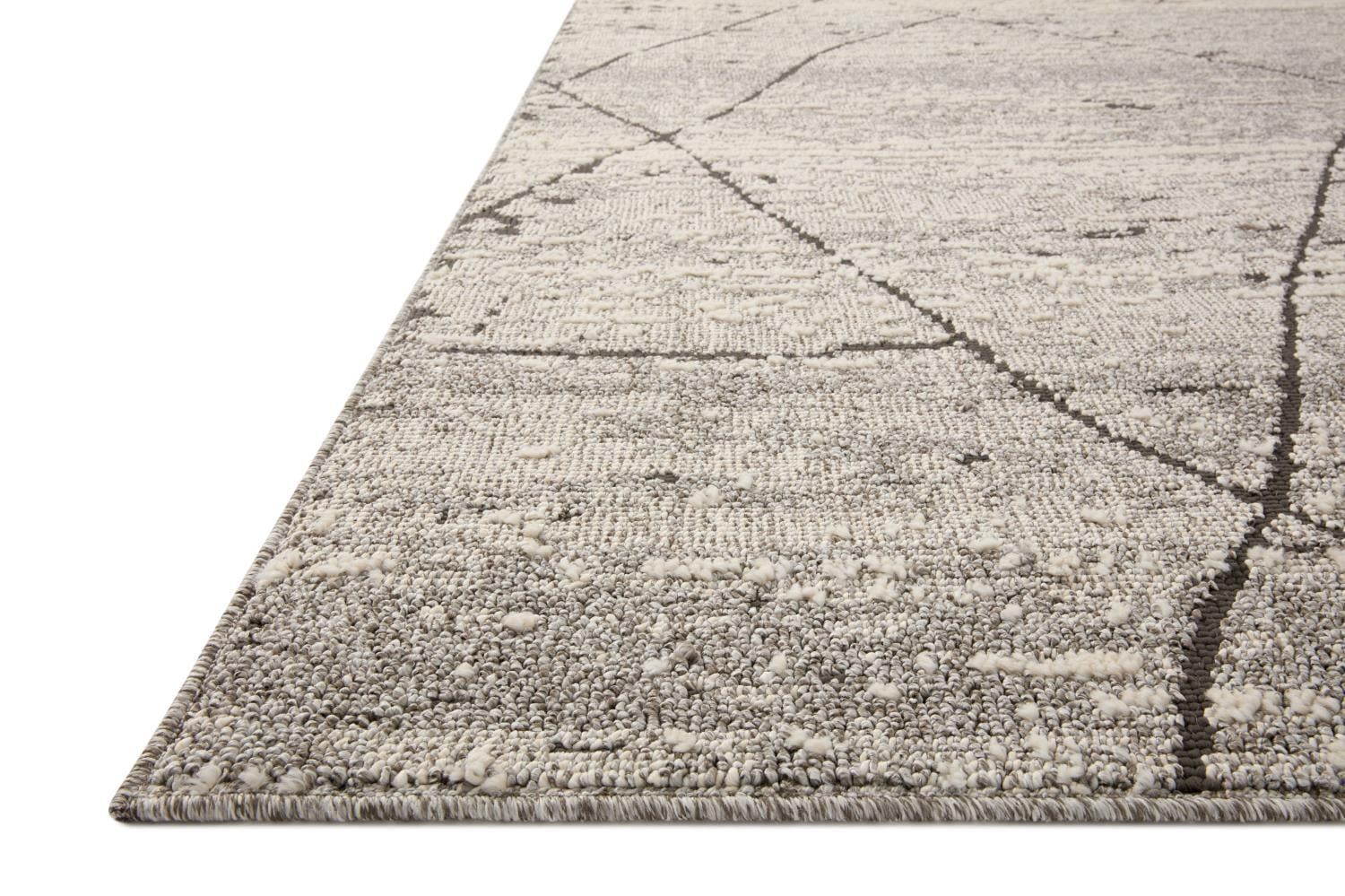 Loloi Fabian Grey / Charcoal 4'-0" x 6'-0" Area Rug