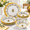 Bee Sweet, variant on Bee Sweet 12-piece Dinnerware Set Fldesign