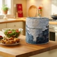 thumbnail image 5 of Abstract Graffiti Pressure Cooker Cover Blue Grey White Oil Painting Style Dust Cover for Kitchen Appliances with Top Handle & Storage Pockets, Fits 8 Quart Instant Pot, Air Fryer, Crock Pot, 5 of 9