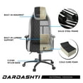 thumbnail image 6 of Atlantic Dardashti Ergonomic Gaming Chair, Commercial Grade, 27.5"L x 27.5"W x 51.5"H, Arctic White, 6 of 7