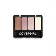 COVERGIRL Eye Enhancers 4-Kit Eyeshadow, 235 Pure Romance, 0.19 oz, Eyeshadow Palette, Nude Eyeshadow Palette, Silky Sheer Formula, Double-Ended Applicator, Cruelty-Free
