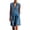 Blue, variant on FchengtaiS Women's Summer 2 Piece Outfits Cotton Linen Matching Sets Sleeveless Button Down V Neck Shirts & Shorts with Pockets