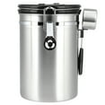 thumbnail image 3 of Contenedor de almacenamiento de granos de café, recipiente hermético para té en grano de café de acero inoxidable, bote para granos de café, verdadera excelencia, 3 of 8