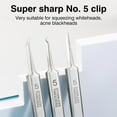 thumbnail image 4 of No.5 Ultra-thin Blackhead Tweezers Beauty Salon Special Tools Acne Needle F7K7, 4 of 9