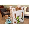 thumbnail image 5 of Easy Playhouse Fairy Tale Castle - Kids Art and Craft for Indoor and Outdoor Fun, Color, Draw, Doodle – Decorate and Personalize a Cardboard Fort, 32" X 32" X 43. 5" - Age 3+, White, 5 of 9