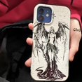 thumbnail image 4 of Clmj-funda de teléfono Punk Cool Angel, carcasa de silicona para iPhone 13, 12 Mini, 11, 14 Pro, Se 2020, X, XR, 7, 8 Plus, XS Max, 4 of 4
