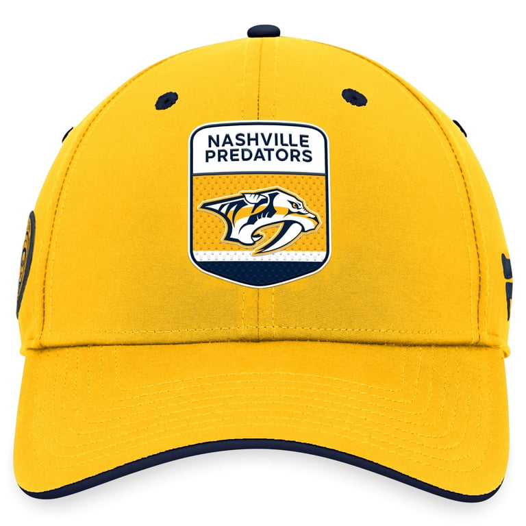 Men's Fanatics Gold Nashville Predators 2023 NHL Draft Flex Hat Men's Fanatics Gold Nashville Predators 2023 NHL Draft Flex Hat