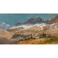 thumbnail image 2 of John Fery 18x11 Gold Ornate Wood Frame and Double Matted Museum Art Print Titled - Glacier Park, 2 of 4