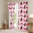 thumbnail image 3 of Manfei Red Witch Hat Black Out Curtains for Kid, Kawaii Cartoon Bowknot Curtains Pack of 2 (42x63 Each), Happy Halloween Bedroom Curtains, Curtains and Drapes Room Decor, 3 of 6
