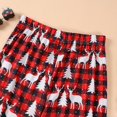 thumbnail image 5 of Plus Size Family Christmas Matching Pajamas Set Cartoon Deer Plaid Sleepwear Loungewear Christmas Pajamas For Men Women Kid Baby Guvpev Men M, 5 of 8