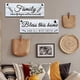 thumbnail image 4 of 2 piezas de letreros rústicos de madera CHAO decoración de pared de madera para la familia, 4 of 5