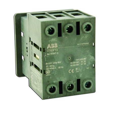 ABB OT63FT3 Non-Fused Disconnect, 60 Amp, 3-Pole