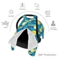 Car Seat Cover Baby Staring Night blue vintage Breathable Infant Car