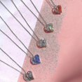thumbnail image 3 of Heart Choker Necklace Women - Birthstone White Crystal Necklace Aesthetic Necklace, 3 of 3