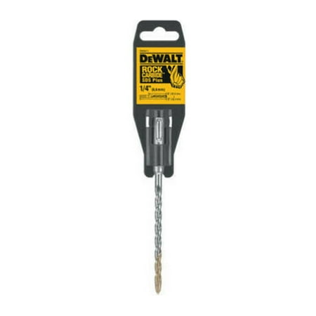 

New DeWalt DW5417 1/4 Inch By 4 Inch Flute By 6 Inch Overall SDS Plus Bit Each