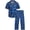 Navy Video Games, variant on Quad Seven Boys Pajama Set Classic Button Down Sleep Shirt and Pajama Pants Sleepwear Set 2 Piece