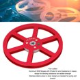 thumbnail image 4 of Open Reel Takeup Reel, 6 Holes Professional 1/4 7 Inch Empty Tape Reel Easy Installation Aluminum Alloy  for Opening Machine Part Black,Silver,Red,Blue, 4 of 7