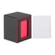 thumbnail image 5 of Caja de baraja de cartas Caja organizadora de tarjetas Contenedor de tarjetas deportivas Álbum premium Tarjetas de béisbol Estuche de baraja de cartas para tarjetas coleccionables Forro rojo, 5 of 8