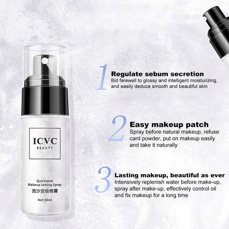 Decor Store 30ml Makeup Setting Spray Refresh Skin Uniformly Cover Body Glow Highlighter Makeup Spray for Female - Walmart.com