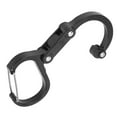 thumbnail image 3 of Luggage Carabiner Hook, Carabiner Clip and Hook, Multi-functional Carabiner Clip, for Small Bags Luggage Black, 3 of 7