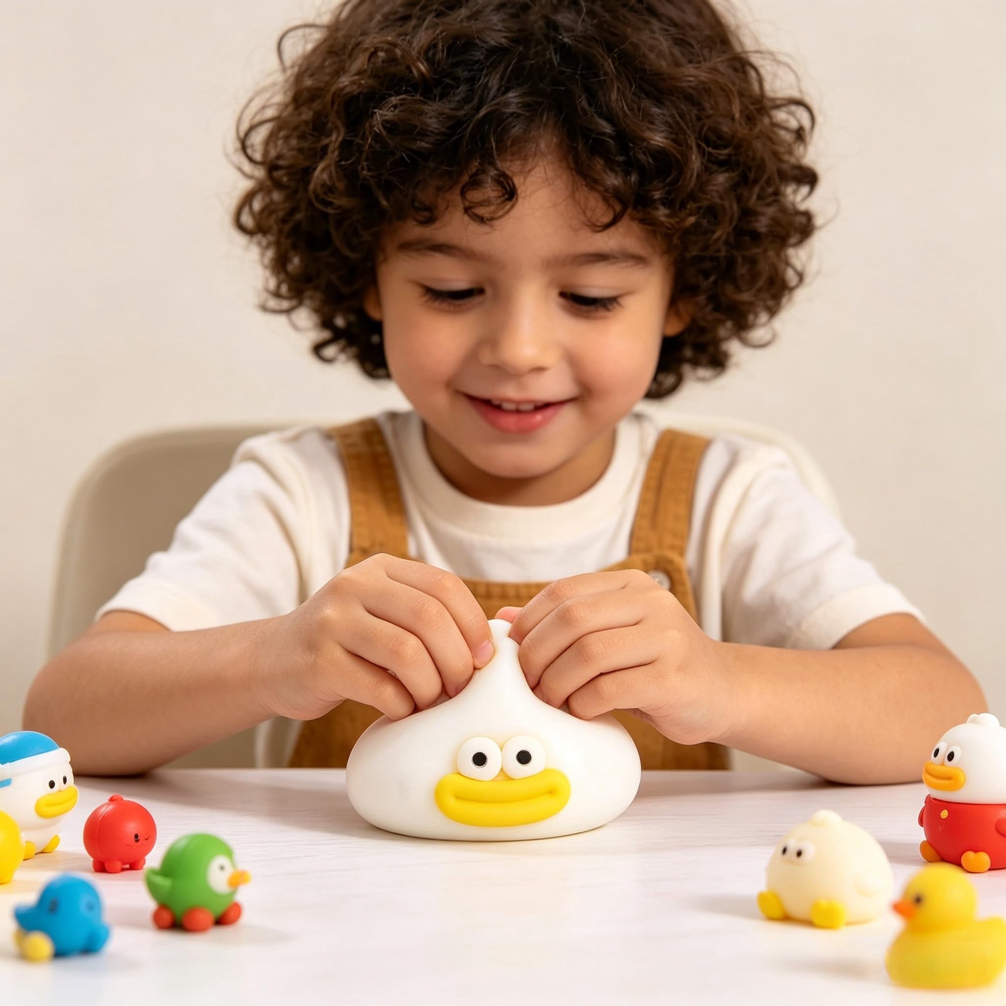 Smushers Face Collection, Slow Rebound Sensory Squishy with Interchangeable Faces, Build Your Own Expression Set