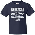 thumbnail image 3 of Inktastic Nebraska Awesome Since 1867 Youth T-Shirt, 3 of 5