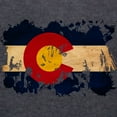 thumbnail image 3 of CafePress - Colorado Flag Long Sleeve T Shirt - Womens Hooded Shirt, 3 of 3